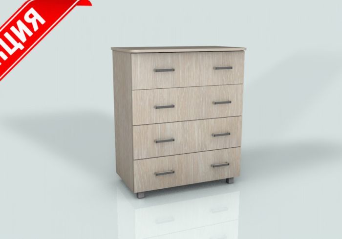 Chest of drawers 4 front "DIA" LDSP