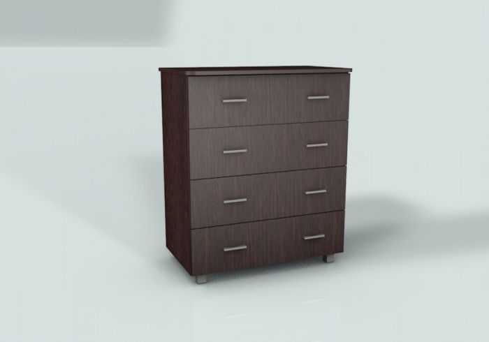 Chest of drawers 4 front laminated chipboard