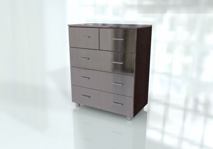 Chest of drawers 5 front MDF